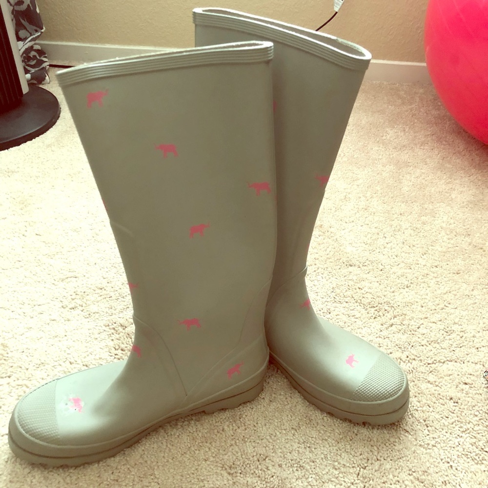 J. Crew Rain boots; aka Wellies; aka Galoshes